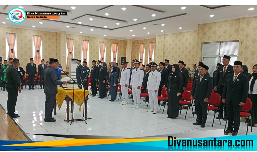 Seketaris Daerah Melantik Pejabat di Lingkungan Pemerintah Kabupaten Rokan Hilir